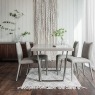 Petra Industrial 200cm Dining Table Set & 4 Lucas Misty Grey Chairs Petra Industrial 200cm Dining Table Set & 4 Lucas Misty Grey Chairs