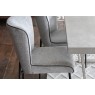 Petra Industrial Ext 160-220cm Dining Table Set & 4 Maya Light Grey Chairs Petra Industrial Ext 160-220cm Dining Table Set & 4 Maya Light Grey Chairs