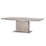 Petra Industrial Ext 160-220cm Dining Table Set & 4 Lucas Misty Grey Chairs Petra Industrial Ext 160-220cm Dining Table Set & 4 Lucas Misty Grey Chairs
