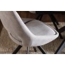 Sintered Stone 140-200cm Twist Extending Dining Table Set in White with x4 Paige Chairs Sintered Stone 140-200cm Twist Extending Dining Table Set in White with x4 Paige Chairs