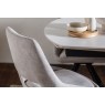 Sintered Stone 140-200cm Twist Extending Dining Table Set in White with x4 Paige Chairs Sintered Stone 140-200cm Twist Extending Dining Table Set in White with x4 Paige Chairs