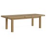 Normandy Chunky Country Oak Large Extending Dining Table Set & 6 Ladder Chairs