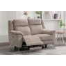 Monroe Fabric 2 Seater Recliner Sofa in Fossil