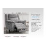 Monroe Fabric Recliner Chair in Ash Monroe Fabric Recliner Chair in Ash