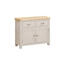 Windermere Painted Oyster Grey Oak 2 Door Sideboard