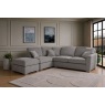 Fantasy L Shape Corner Chaise Sofa With Standard Back