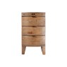 Bermuda Reclaimed Wood 3 Drawer Bedside Table