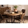 Nixon Reclaimed Wood 120cm Round Dining Table Nixon Reclaimed Wood 120cm Round Dining Table