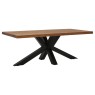 Soho Solid Oak 200cm Holburn Star Base Dining Table Soho Solid Oak 200cm Holburn Star Base Dining Table