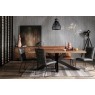 Soho Solid Oak 200cm Holburn Star Base Dining Table Soho Solid Oak 200cm Holburn Star Base Dining Table