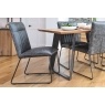 Cooper Leather Dining Chair in Grey (Pair) Cooper Leather Dining Chair in Grey (Pair)