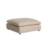 Zen Modular Natural Chenille Ottoman Section