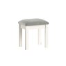 Burgundy Painted Coconut Milk Dressing Table Stool