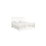 Burgundy Painted Coconut Milk Slatted Bed Frame Burgundy Painted Coconut Milk Slatted Bed Frame
