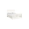 Burgundy Painted Coconut Milk Slatted Bed Frame Burgundy Painted Coconut Milk Slatted Bed Frame