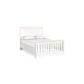 Burgundy Painted Coconut Milk Slatted Bed Frame Burgundy Painted Coconut Milk Slatted Bed Frame