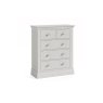 Burgundy Painted Light Grey 2 Over 3 Chest of Drawers Burgundy Painted Light Grey 2 Over 3 Chest of Drawers
