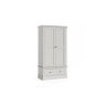 Burgundy Painted Light Grey Gents Wardrobe Burgundy Painted Light Grey Gents Wardrobe