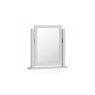 Burgundy Painted Light Grey Dressing Table Vanity Mirror Burgundy Painted Light Grey Dressing Table Vanity Mirror