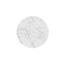 Portobello Oak Round Side Table with Travertine Top Portobello Oak Round Side Table with Travertine Top