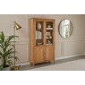 Bath Oak Display Cabinet