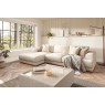 Niki Fabric Large 4 Seater Chaise Sofa