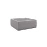 Niki Fabric Modular Square Glass Top Table Niki Fabric Modular Square Glass Top Table