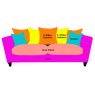Parker Knoll Harlow Pillow Back Grand 4 Seater Sofa Parker Knoll Harlow Pillow Back Grand 4 Seater Sofa