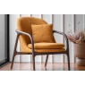 Gallery Direct Alegra Armchair in Ochre Gallery Direct Alegra Armchair in Ochre