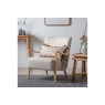 Gallery Direct Chedworth Armchair in Natural Linen Fabric Gallery Direct Chedworth Armchair in Natural Linen Fabric