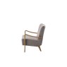 Gallery Direct Chedworth Armchair in Charcoal Fabric Gallery Direct Chedworth Armchair in Charcoal Fabric