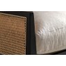 Gallery Direct Nagoya Black Wood Rattan Armchair with Cream Seat Cushions Gallery Direct Nagoya Black Wood Rattan Armchair with Cream Seat Cushions