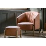 Gallery Direct Tindon Armchair in Vintage Brown Leather Gallery Direct Tindon Armchair in Vintage Brown Leather