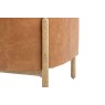 Gallery Direct Tindon Armchair in Vintage Brown Leather Gallery Direct Tindon Armchair in Vintage Brown Leather