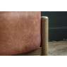 Gallery Direct Tindon Footstool in Vintage Brown Leather Gallery Direct Tindon Footstool in Vintage Brown Leather