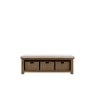 Gallery Direct Hardwick Smoked Oak Hall Bench Gallery Direct Hardwick Smoked Oak Hall Bench