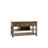 Gallery Direct Hardwick Smoked Oak Kitchen Island Gallery Direct Hardwick Smoked Oak Kitchen Island