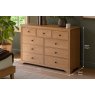 Gallery Direct Malvern Natural Oak 9 Drawer Chest of Drawers Gallery Direct Malvern Natural Oak 9 Drawer Chest of Drawers