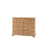 Gallery Direct Malvern Natural Oak 9 Drawer Chest of Drawers Gallery Direct Malvern Natural Oak 9 Drawer Chest of Drawers