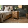 Gallery Direct Malvern Natural Oak 2 Drawer Bedside Table