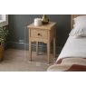 Gallery Direct Malvern Natural Oak 1 Drawer Bedside Table