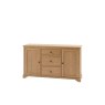 Gallery Direct Malvern Natural Oak 3 Drawer Large Sideboard Gallery Direct Malvern Natural Oak 3 Drawer Large Sideboard