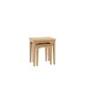 Gallery Direct Malvern Natural Oak Nest Of Tables Gallery Direct Malvern Natural Oak Nest Of Tables