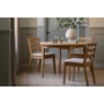 Gallery Direct Malvern Natural Oak Round Extending 100-155cm Dining Table Gallery Direct Malvern Natural Oak Round Extending 100-155cm Dining Table