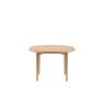 Gallery Direct Malvern Natural Oak Round Extending 100-155cm Dining Table Gallery Direct Malvern Natural Oak Round Extending 100-155cm Dining Table