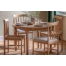 Gallery Direct Eton Natural Round Ext 110-150cm Dining Table Gallery Direct Eton Natural Round Ext 110-150cm Dining Table