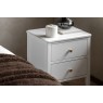 Gallery Direct Acton White 2 Drawer Bedside Table