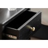 Gallery Direct Acton Black 2 Drawer Bedside Table