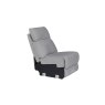 Blaine Armless Sectional Unit in Greige Fabric