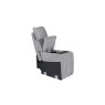 Blaine Console Sectional Unit in Greige Fabric Blaine Console Sectional Unit in Greige Fabric